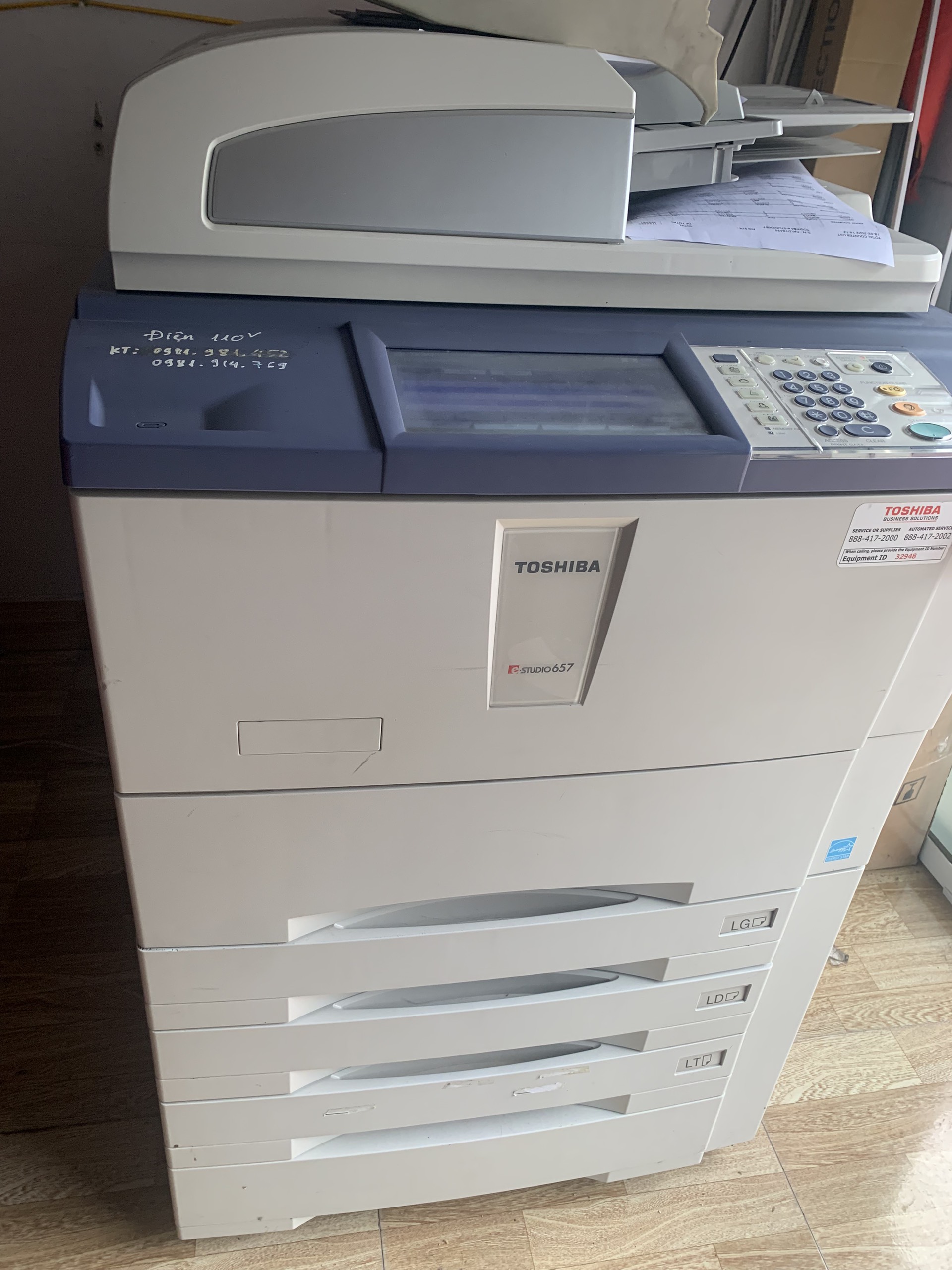 Máy photocopy Toshiba 657